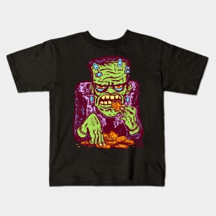 Monster Cookie Frankenstein's monster Kids T-Shirt